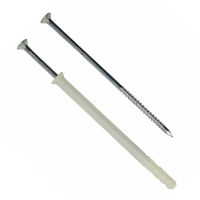 MNA-S M8 x 80 mm Mungo Hammer Screw w/ Countersunk Collar # 1122808S, Qty 100