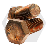 3/8"-16 x 1 1/4" Hex Cap Screws, Silicon Bronze, Full Thread, TFL 651, Made in USA, Qty 50