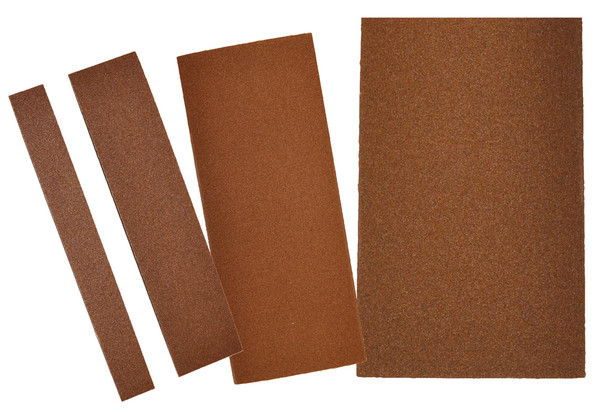 Alfa Tools PSS111180 1" x 11" 180 Grit PSA Aluminum Oxide Resin Cloth Sheet 50/Pack