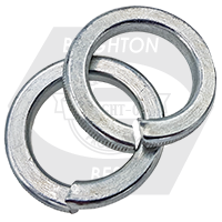 1/4" Hi-Collar Lock Washers, 18-8 Stainless Steel, Qty 100