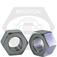 5/16"-18 Heavy Hex Nuts, Grade 8, 304 Stainless Steel, ASTM A194, Qty 100