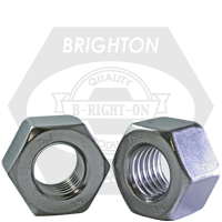 1/4"-20 Heavy Hex Nuts, Grade 8M, 316 Stainless Steel, ASTM A194, Qty 100