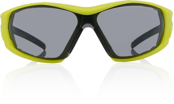 Hybrid, Hi Viz Frame, As Af, Smoke, Eyhb-Vzs, Ironclad Safety Glasses, Qty 12