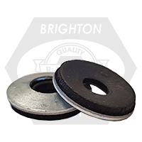 5/16" x 3/4" Bonded Sealing Washers, Galvanized, Qty 6000
