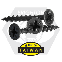 #6-18 x 2" Proferred Drywall Screws, Phillips Bugle Head, Gray Phosphate Finish (Taiwan), Fine (UNF), Qty 3500