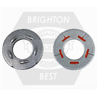 7/8" (Mfg# 78120Mgdsq) Durasquirt Washers, Mechanical Galvanized (D.T.I. Washers, )(For A-325), Qty 850