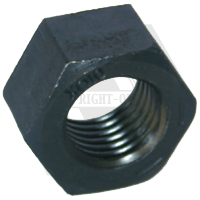 2 1/2"-4 Hex Nuts, Grade 8, Plain Finish, Coarse (UNC), Medium Carbon Steel, Qty 10
