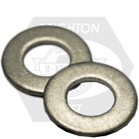 3/8" SAE Flat Washers, Plain Finish, Low Carbon Steel, Qty 50