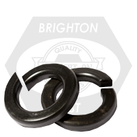 1 3/8" Regular Split Lock Washers, Plain Finish, Qty 200