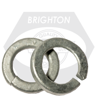 2 1/2" Regular Split Lock Washers, Hot-Dipped Galvanized HDG, Qty 70