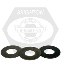 9/16" USS Flat Washers, Plain Finish, Medium Carbon Steel, Thru-Hardened (Import), Qty 1100