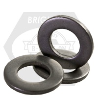 M2.5 Flat Washers, Grade 140 HV, Plain Finish, DIN 125A, Qty 90000
