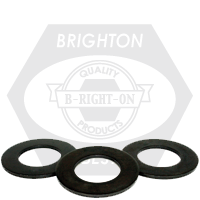 5/8" SAE Flat Washers, Plain Finish, Medium Carbon Steel, Thru-Hardened, Made in USA, Qty 1500