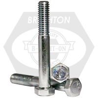 1/2"-13 x 9" Hex Cap Screws, Grade 2, Zinc Cr+3, Partial Thread, Qty 100