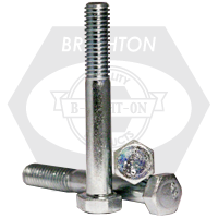 5/8"-11 x 13" Hex Cap Screws, Grade 2, Zinc Cr+3, Partial Thread (6" Thread), Qty 75