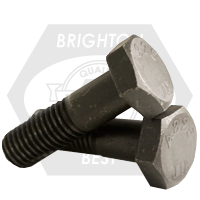 1 1/4"-7 x 4 3/4" Heavy Hex Structural Bolts, Type 1, Plain Finish, Partial Thread, A325, Qty 85