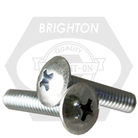 #8-32 x 1 1/4" Machine Screws, Phillips Truss Head, Zinc Cr+3, Full Thread, Qty 6000