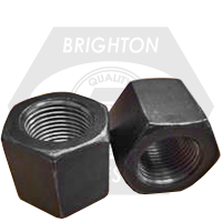 1 1/4"-12 High Nuts, Hardened, Grade 8, Plain Finish, Qty 25