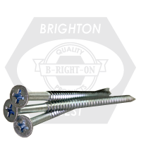 #6-20 x 1 1/8" Self-Drilling Drywall Screws, Phillips Bugle Head, #2 Point, Zinc Cr+3, Qty 6000