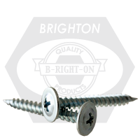 #8 x 1 5/8" Drywall Screws, Phillips K-Lath Head, Twinfast, Zinc Cr+3, Qty 5000
