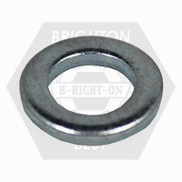 M16 Small Flat Washers, Zinc Cr+3, DIN 433, Qty 1500