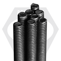 5/8"-11 x 12 ft Unc A307 Grade A All Thread Rods Plain, Qty 8