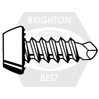 #7 x 7/16" Proferred Self-Drilling Screws, Framing Pan Head, Black Phosphate Finish, Qty 10000