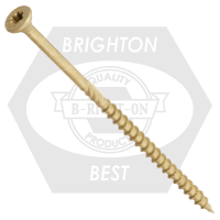 #10 x 4" Professional Decking & Outdoor Wood Screw (SKT II), T-25 Star Drive (6-Lobe), 150 pcs w/1 Bit in Jar, Qty 1