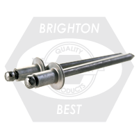 Abs 5-12 5/32 (.626-.750) x 0.925 Al5056 / Steel Dome Head Blind Rivet, Qty 500
