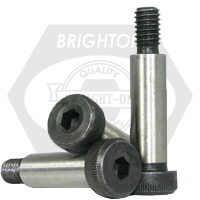 3/16"-8-32 x 1" Socket Shoulder Screws, Thermal Black Oxide, Coarse (UNC), Alloy Steel, Qty 25