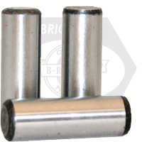 1/2" x 6" (58-62 Hrc) Dowel Pins, Alloy, Thru Hardened, Qty 25
