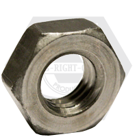 3/8"-16 x 5/8" x 1/4" Hex Machine Screw Nuts, Plain Finish, Low Carbon Steel, Qty 100