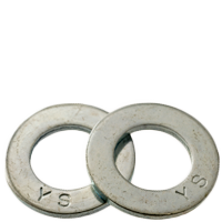 M3 Flat Washers, 140 HV, Zinc Cr+3, DIN 125A, Qty 2500