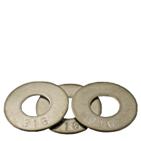 3/4" x 1 15/32" x 0.134 SAE Flat Washers, 316 Stainless Steel, Qty 50