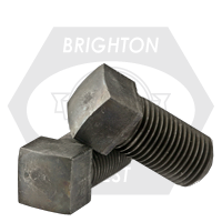 9/16"-18 x 1" Square Head Set Screws, Cup Point, Fine (UNF), Case Hardened Plain, Qty 50