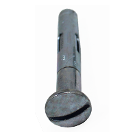 3/8" x 4 3/4" Sleeve Anchor, Phillips/Slotted Combo Round Head, Zinc Cr+3, Qty 50