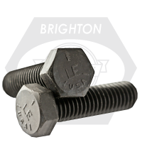9/16"-12 x 5 1/2" Hex Cap Screws, Grade 5, Plain Finish, Partial Thread, Coarse (UNC), Medium Carbon Steel, Made in USA, Qty 25
