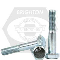 M18-2.50 x 100 mm Hex Cap Screws, Metric Class 10.9, Zinc-Blue Cr+3, Partial Thread, Coarse (UNC), Alloy Steel, Qty 20