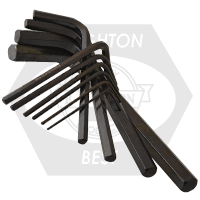 8 Pc Set (Torx) T8-T40 USA Hex Key, Alloy, Steel Set, Plain, Qty 4