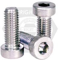 M4-0.70 x 16 mm Low Head Socket Cap Screws, 18-8 Stainless Steel A2, Full Thread, Coarse (UNC), Qty 100