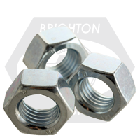 M20-1.50 Hex Nuts, Metric Class 8, Zinc Cr+3, Extra Fine, DIN 934, Qty 25