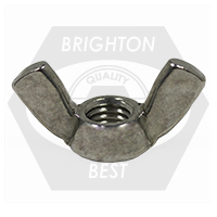 M10-1.50 Wing Nuts, Type A, 316 Stainless Steel A4, Qty 100