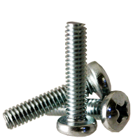 5/16"-18 x 3 1/2" Machine Screw Pan Head Phillips Zinc Cr+3, Full Thread, Qty 100