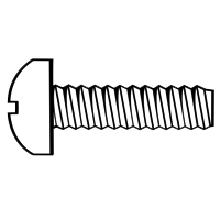 M5-0.80 x 60 mm Machine Screws, Phillips Pan Head, Zinc Cr+3, Full Thread, DIN 7985A, Qty 150