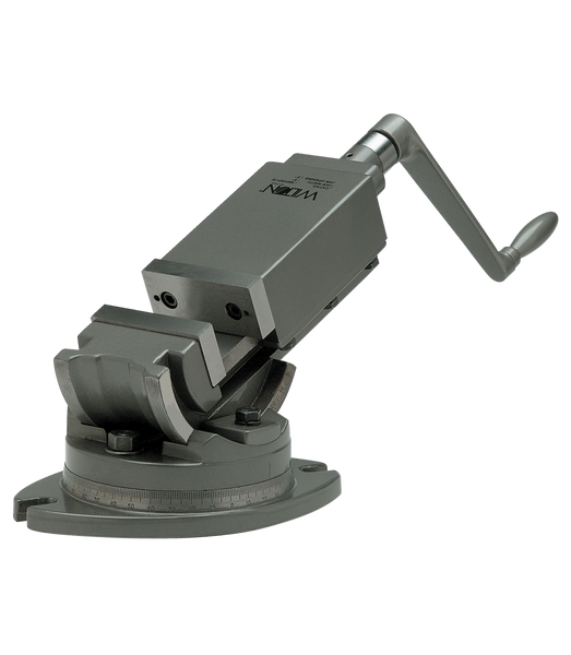 WILTON WL9-11706 Amv/Sp-125, 2-Axis Precision Angular Vise 5" Jaw Width, 1-3/4 Jaw Depth