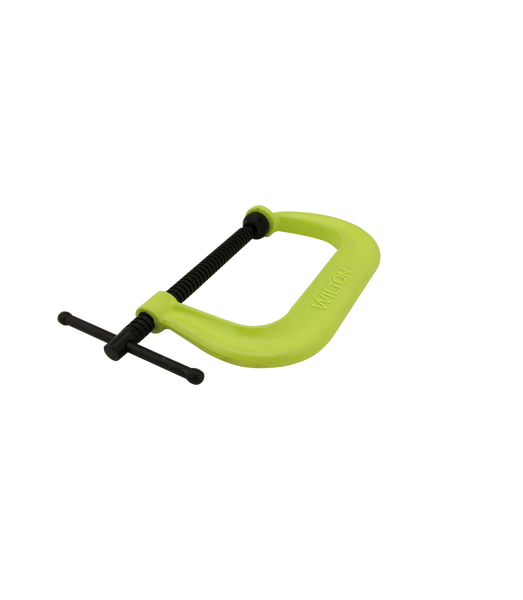 WILTON WL9-14306 410Sf, 400 Series Hi-Vis Safety C-Clamp, 2" - 10-1/8" Jaw Opening, 5-7/8" Throat Depth