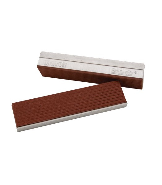 WILTON WL9-14834 F-4, Fiber Face Jaw Cap, 4" Jaw Width