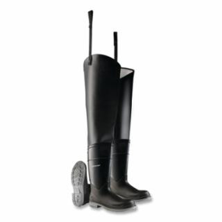 DUNLOP PROTECTIVE FOOTWEAR HIP WADER BLACK STEEL TOE 8605600.06