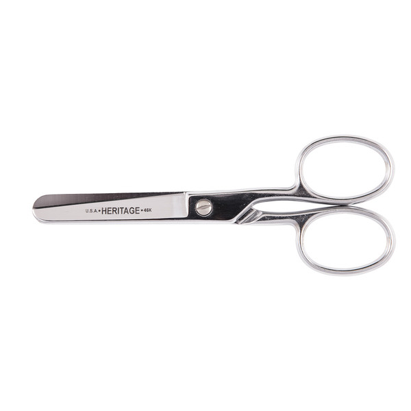 Klein Tools G46HC Safety Scissors with Large Rings, 6-Inch