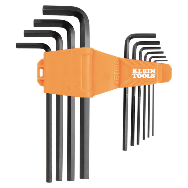 Klein Tools LS10M Long Hex Key Set, Metric, 10-Piece
